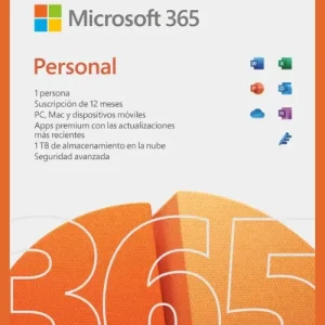 MICROSOFT OFFICE 365 PERSONAL 1 USUARIO 5 DISPOSITIVOS ESD + KASPERSKY 1 USUARIO .STANDARD 12 MESES – PINES DIGITALES – TARJETA FISICA