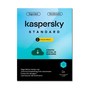 KASPERSKY STANDAR MOBILE ANDROID – IOS – 1 DISPOSITIVO – 12 MESES