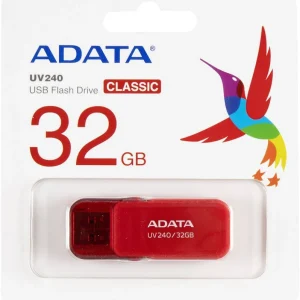 MEMORIA USB ADATA UV240 2,0 – 32GB – ROJA