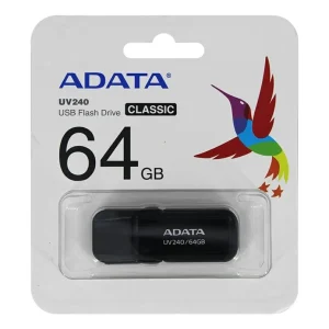 MEMORIA USB ADATA UV240 2,0 – 64GB – NEGRA