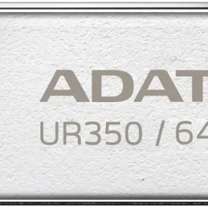 MEMORIA USB ADATA UR350 3,2 – 64GB – SILVER – METALICA