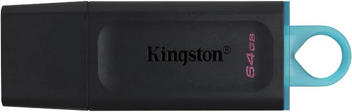 MEMORIA USB KINGSTON DATATRAVELER 3.2 DTX EXODIA- 64GB - NEGRA
