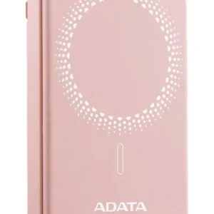 POWER BANK ADATA R050 – CARGA RAPIDA – 5000MAH CARGA INALAMBRICA MAGNETICA – ROSA