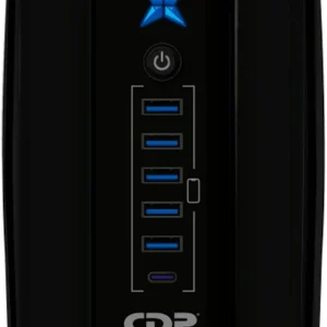 UPS CDP R-UPR1008 – 1000VA – 400W – 8 SALIDAS (4 REGULADAS CON RESPALDO + 4 CON SUPRESION DE PICOS)