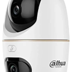 DAHUA DH-H5D – DOBLE LENTE 5MP 3K – VISTA 360 – INC MICROFONO Y ALTAVOZ – BOTON DE LLAMADA – HASTA 256GB – DETECCION AI – WIFI 6 DUAL BAND – RJ45